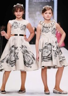 Lush print short dresses