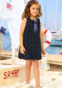 Elegant summer dress for a girl with roses