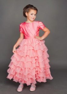 Elegant prom dress for girls fluffy