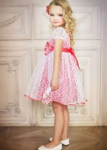 Elegant dress for girls 2-3 years lace