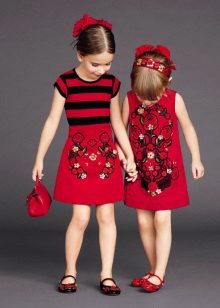 Elegant dress for girls with prints