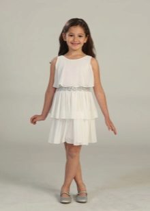 Elegant dress for a full girl short