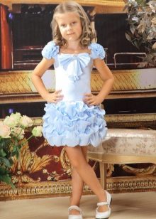 Elegant prom dress for girls with a fluffy skirt