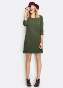 dress from green footer
