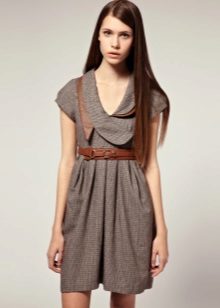 tweed knit dress