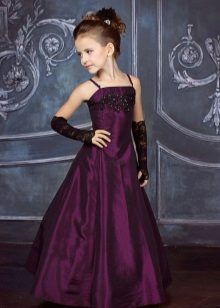 Evening dress for a girl of 11 years