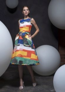 Dress for girls 15-16 years A-silhouette