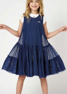 Dress for a teenager blue