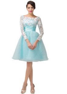 delicate organza dress