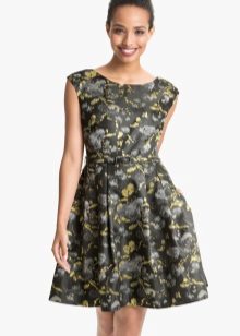 discreet brocade dress