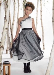 one shoulder dress for graduation 4th grade