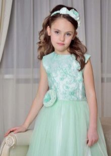 Mint dress for prom 4 class