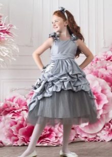 Gray dress for prom 4 class