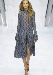 Brown midi dress shoes