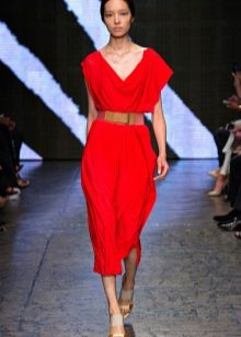 Midi oversize dress belt