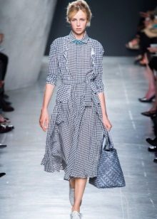 Bag to office shirt dress