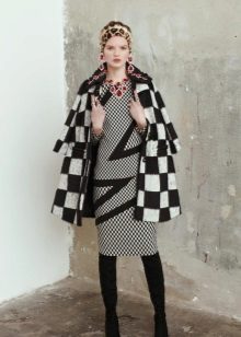 Coat to gray dress