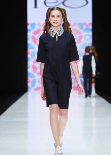 School straight dress for girls