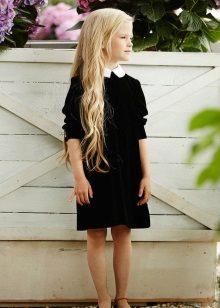 School black dress for girls knee