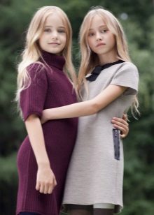 Dresses for girls knitwear