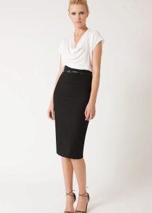 high waist pencil skirt