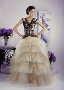 fluffy organza skirt
