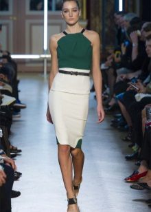 white pencil skirt with a high waist