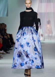 evening skirt to the floor