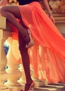 asymmetric maxi skirt