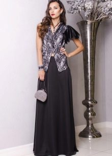 original evening set with a skirt to the floor