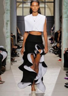 long summer skirt cascade