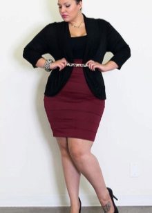 high waisted pencil skirt for obese women