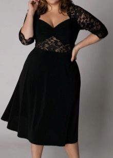 velvet trapezoid skirt for obese women