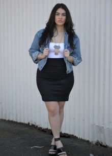 short tulip skirt for obese women