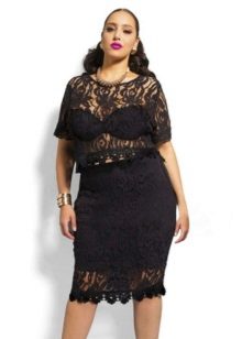lace pencil skirt for obese women