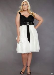 white skirt in evening dress for obese women