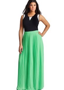 mint maxi skirt for obese women