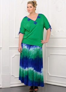 summer maxi skirt for obese women