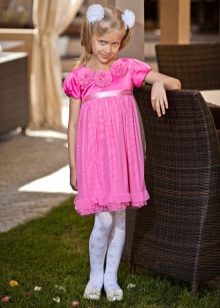 Cocktail dress for girls Empire style short