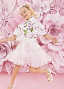 Cocktail dress shirt for girls