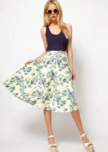 Floral skirt