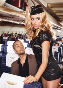 uniform with micro skirt