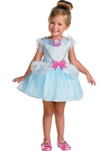 New Year's short dress Cinderella for a girl