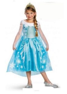 New Year's dress the Cinderella for the girl blue