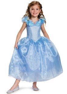 New Year's dress Cinderella for a girl with sleeves