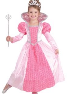 New Year's dress of the princess for the girl in a floor