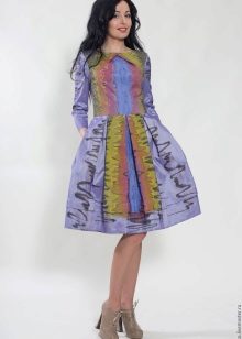 bright dress of taffeta