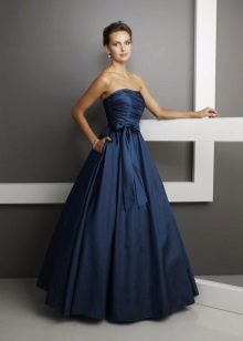 more elegant evening dress made of acetate taffeta