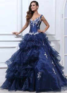 soft fluffy taffeta dress