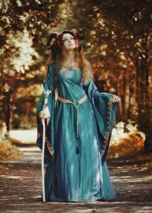 tatted taffeta dress